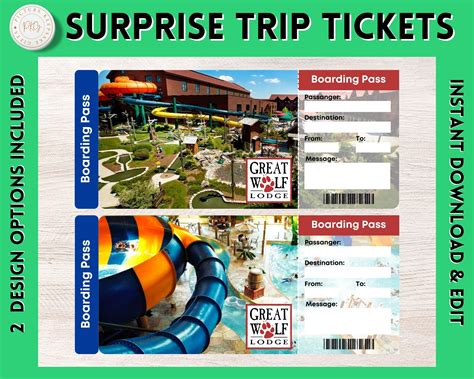 Great Wolf Lodge Printable Tickets